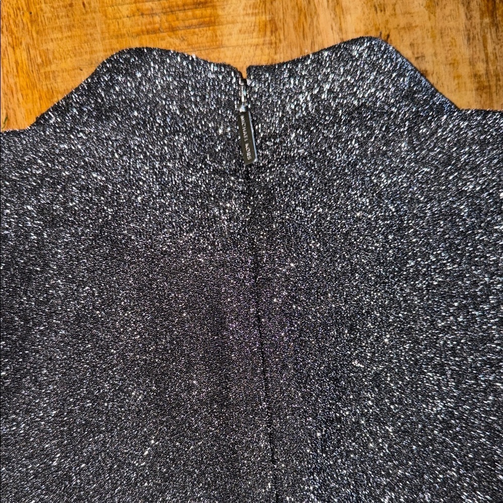 Michael Kors Silver Long Sleeve Top - Picture 3 of 6